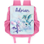 Bedruckter Rucksack für Kinder - Drache mit Name