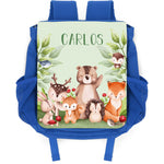 Bedruckter Rucksack für Kinder - Tiergruppe Wald