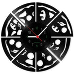 Wanduhr aus Vinyl Pizza ist da