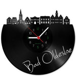 Wanduhr aus Vinyl Skyline Bad Oldesloe