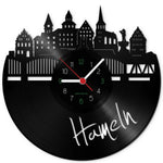 Wanduhr aus Vinyl Skyline Hameln