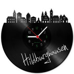 Wanduhr aus Vinyl Skyline Hildburghausen