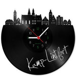 Wanduhr aus Vinyl Skyline Kamp-Lintfort