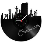 Wanduhr aus Vinyl Skyline Oberhausen