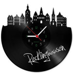 Wanduhr aus Vinyl Skyline Recklinghausen