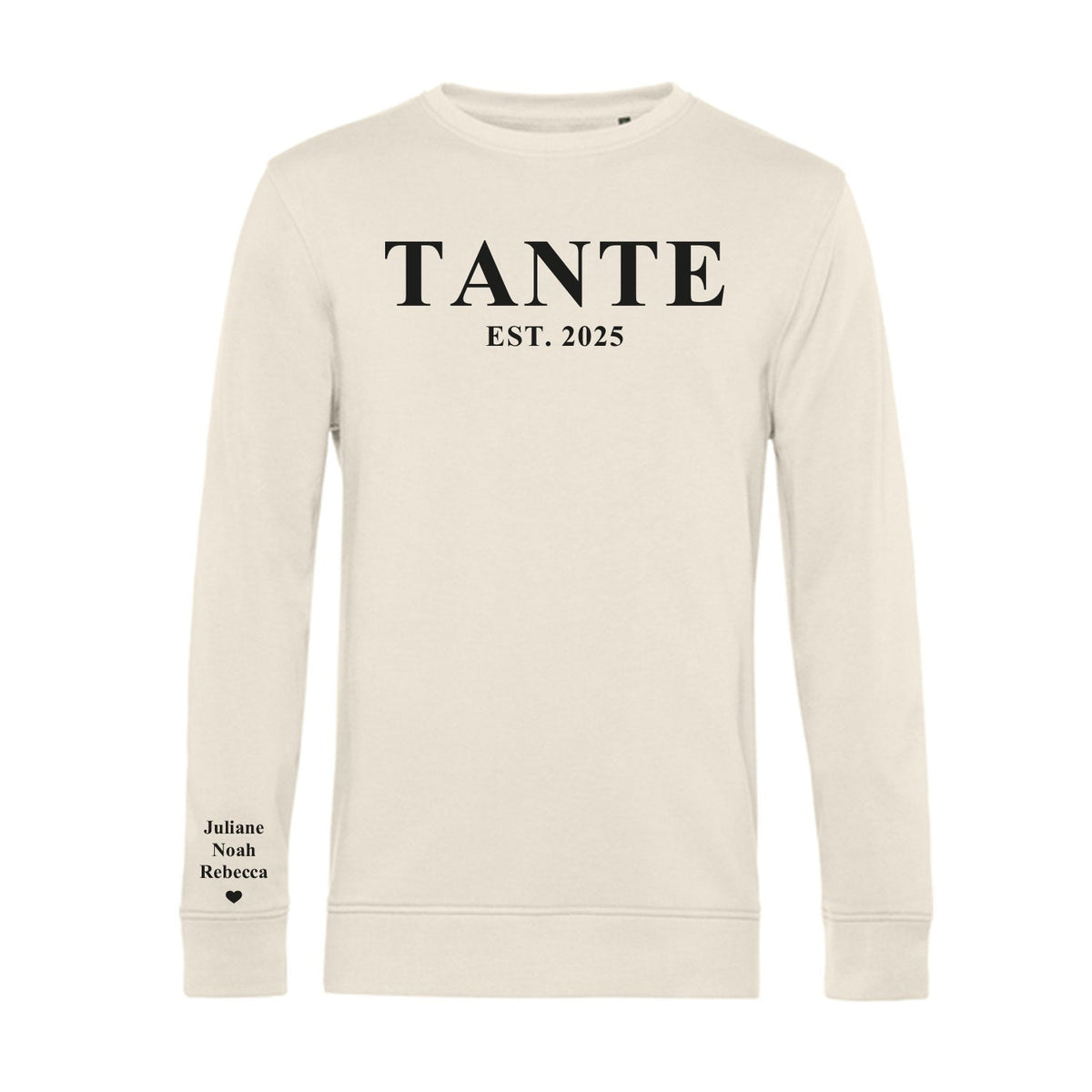 Personalisiertes Sweatshirt - Schriftzug
