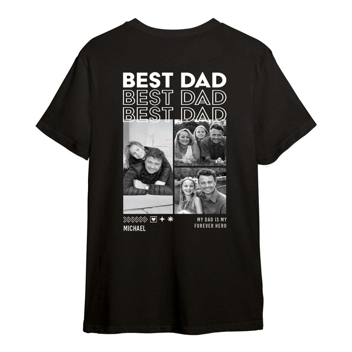 Personalisiertes Oversized T-Shirt - Dad