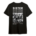 Personalisiertes Oversized T-Shirt - Sister