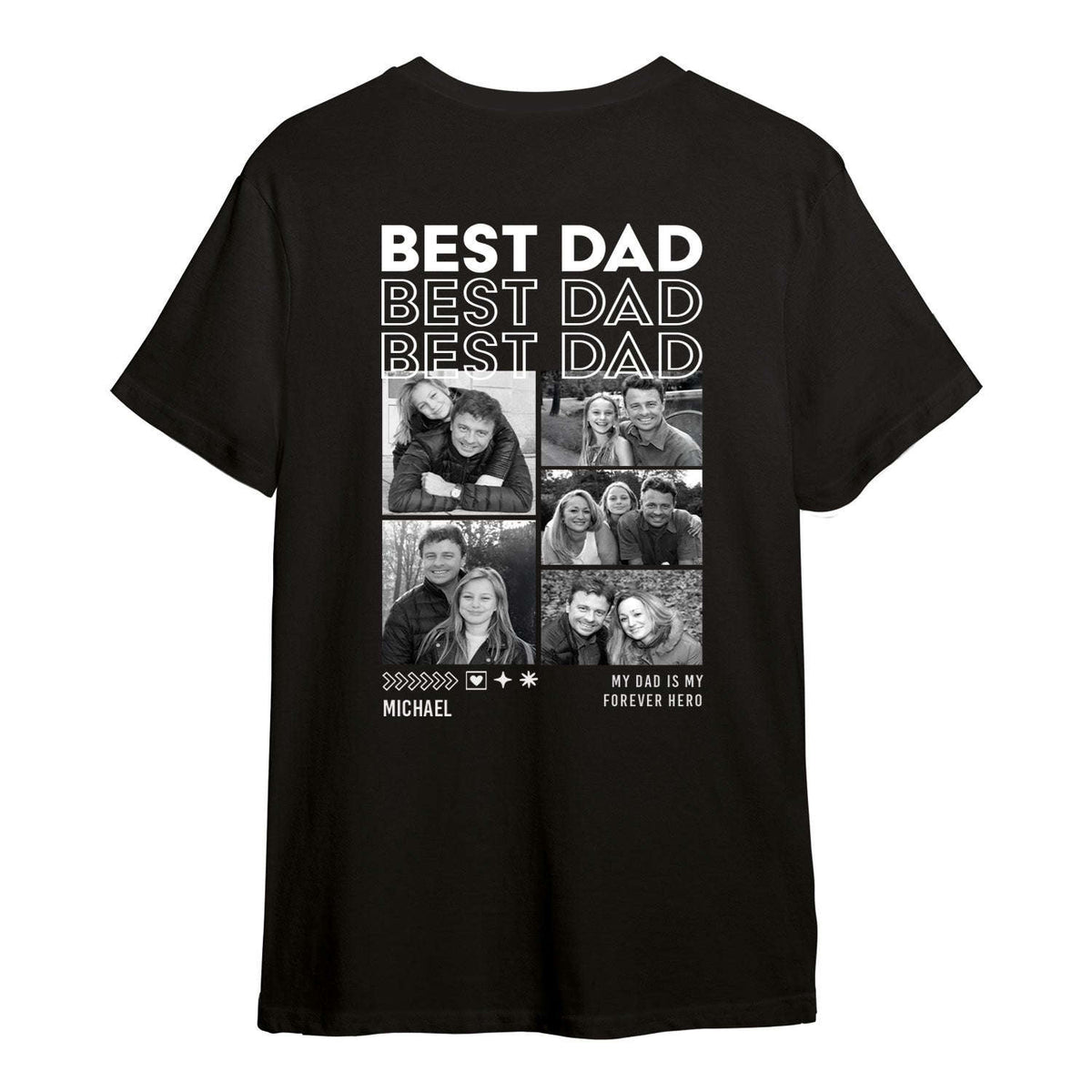 Personalisiertes Oversized T-Shirt - Dad