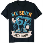 Personalisiertes Kinder T-Shirt - 67 Six Seven