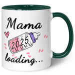 Bedruckte Tasse mit Spruch - Baby Loading in versch. Varianten