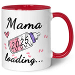 Bedruckte Tasse mit Spruch - Baby Loading in versch. Varianten