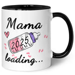 Bedruckte Tasse mit Spruch - Baby Loading in versch. Varianten