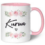 Bedruckte Tasse Kurwa