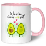 Bedruckte Tasse mit Spruch - Avocado Love