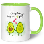 Bedruckte Tasse mit Spruch - Avocado Love