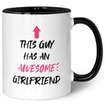 Bedruckte Tasse mit Spruch - Awesome Girlfriend