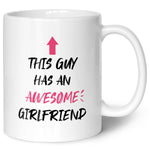 Bedruckte Tasse mit Spruch - Awesome Girlfriend