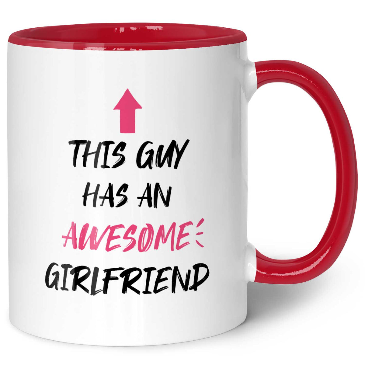Bedruckte Tasse mit Spruch - Awesome Girlfriend