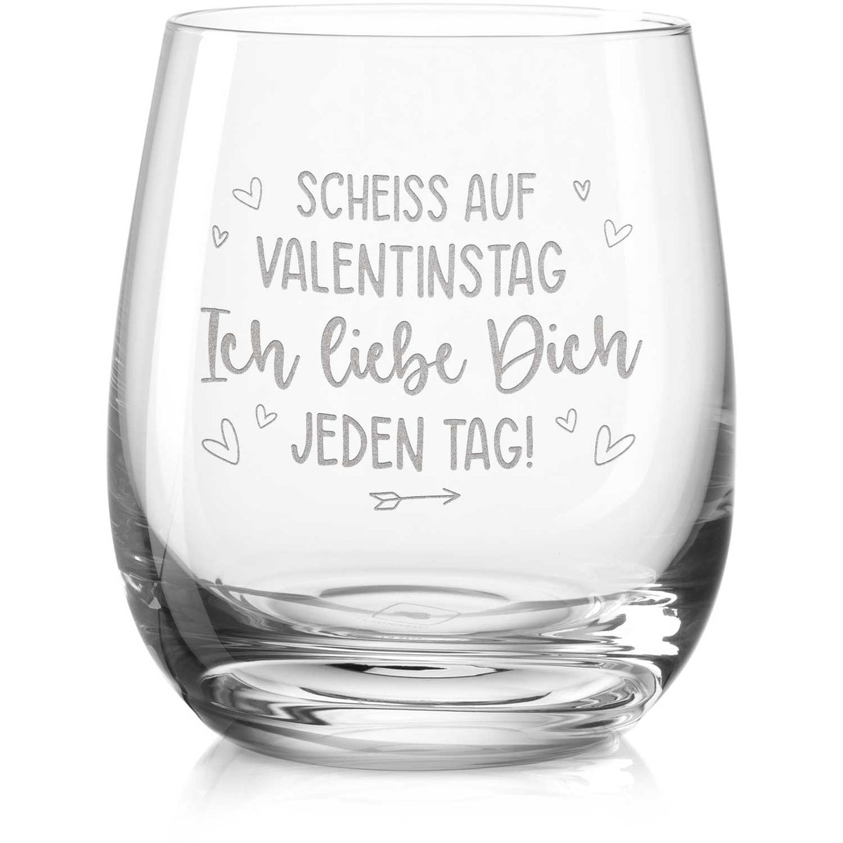 Leonardo Tivoli Teelicht mit Gravur - "Scheiss auf Valentinstag"