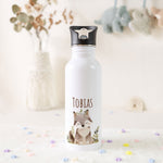 Bedruckte Trinkflasche aus Edelstahl - Waldfreunde V2