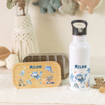 Bedruckte Brotdose & Trinkflasche im Set - Taucher