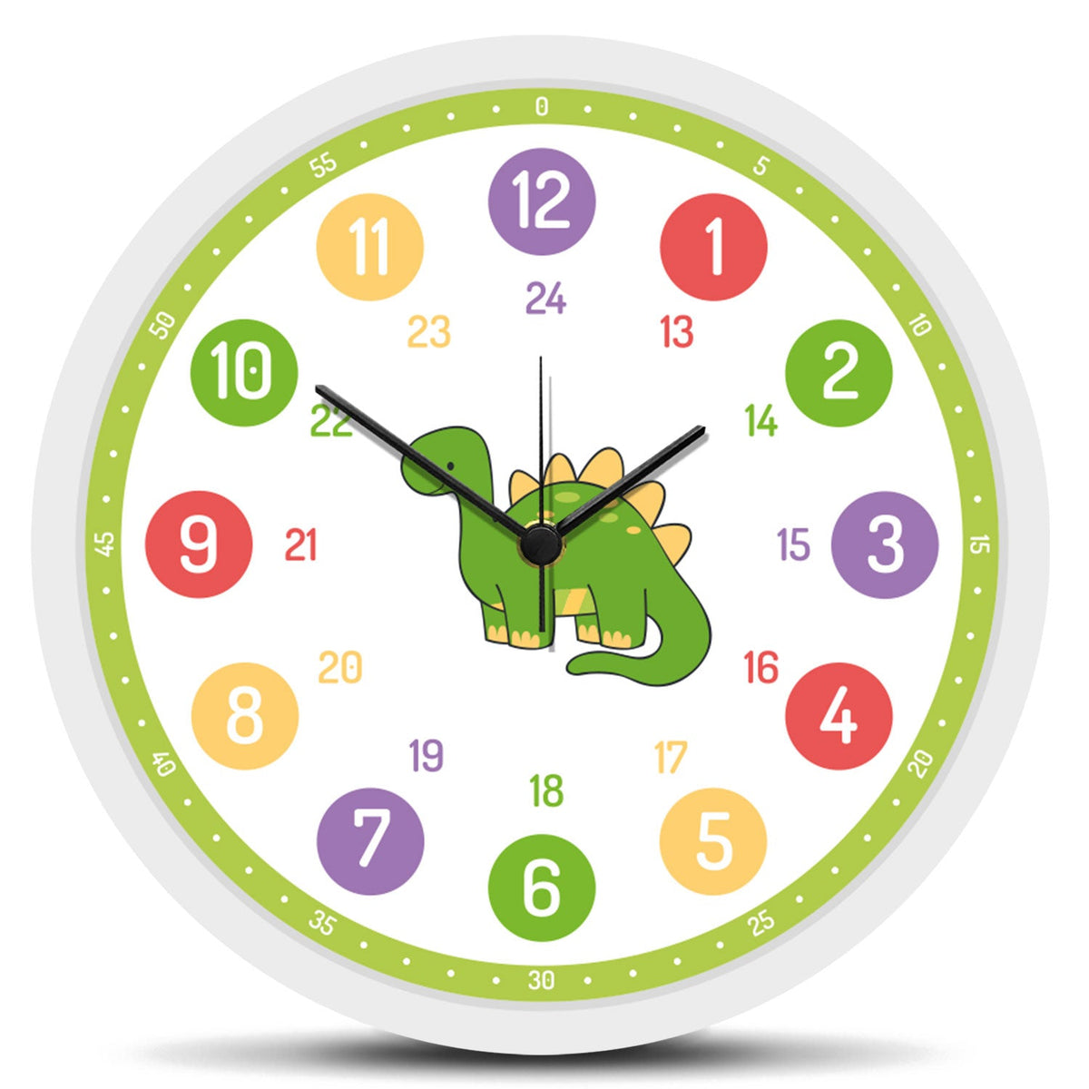 Wanduhr Kinder Dino - mit UV Druck
