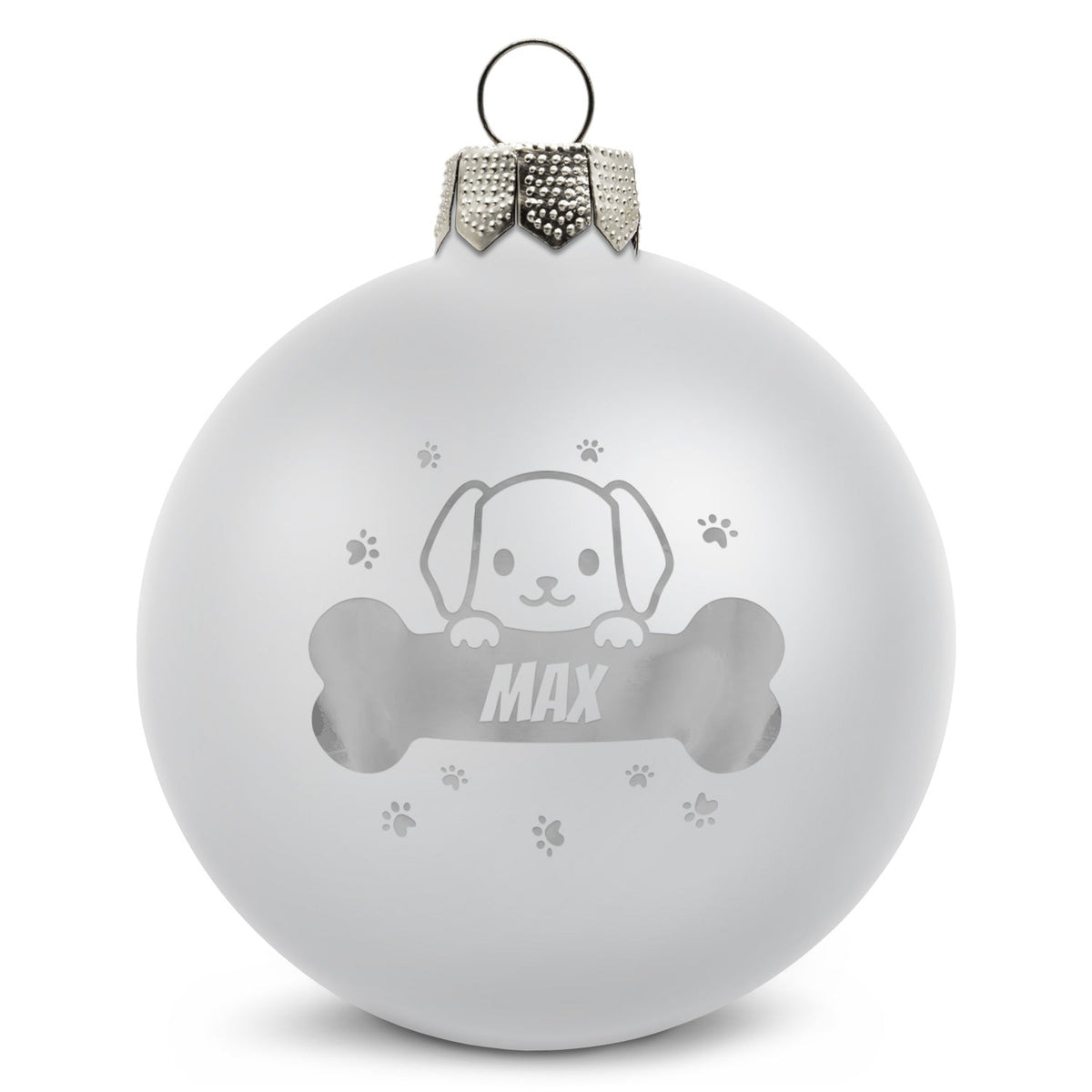 Gravierte Weihnachtskugel - Haustier - Hund & Katze