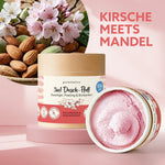 Puremetics | 3in1 Dusch-Fluff „Kirschblüte & Mandelmilch“ – Duschgel, Peeling & Pflege (250 g)
