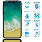 NALIA Schutzglas kompatibel mit iPhone 11 Pro / iPhone X XS, 5D Full-Cover Displayschutz 9H gehärtete Glas-Schutzfolie Bildschirm-Abdeckung, Schutz-Film Screen Protector Tempered Glass