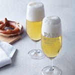 Stölzle Lausitz Bierglas mit Gravur "Papa Loading"