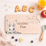 Frühstücksbrettchen mit Druck & Name zu Ostern