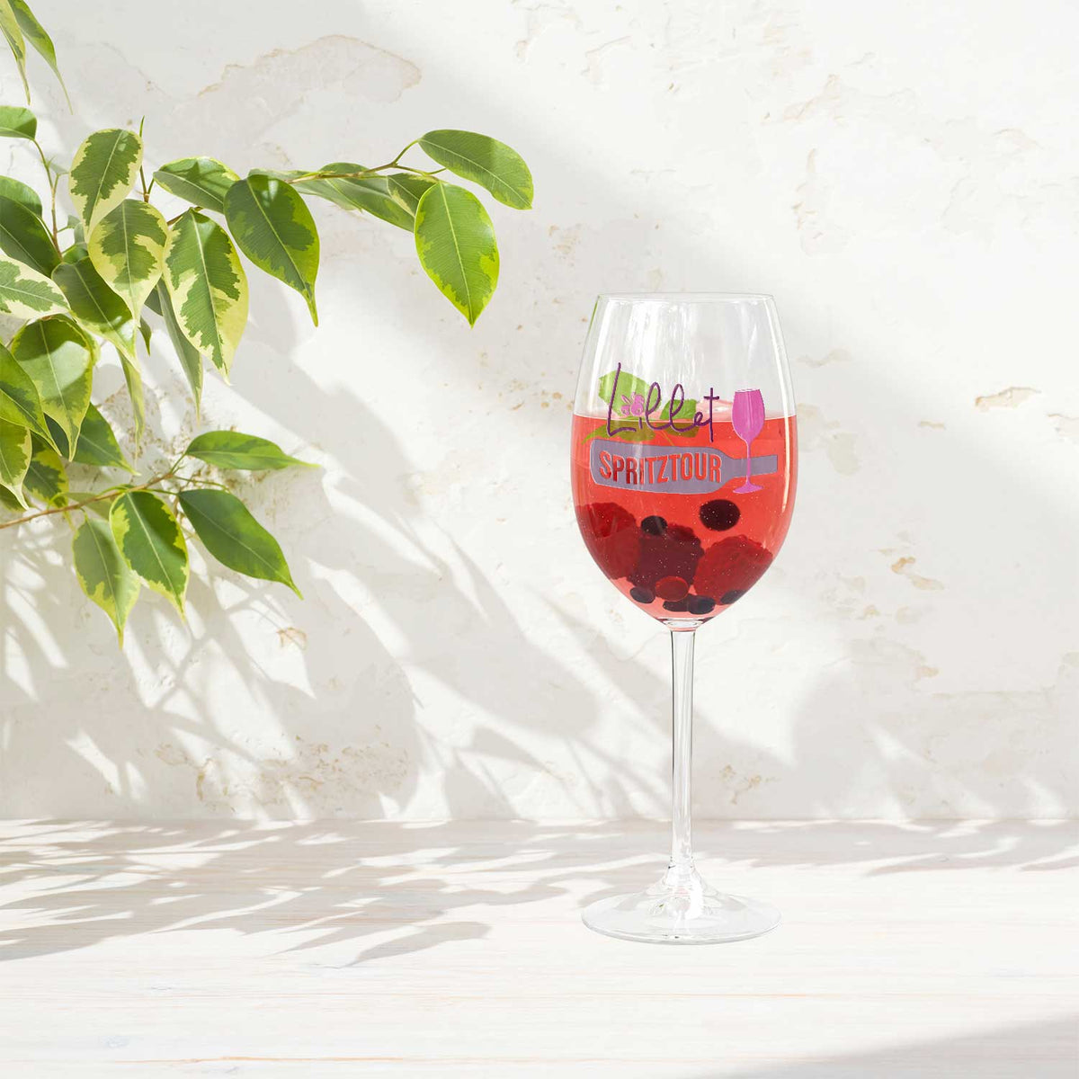 Stölzle Lausitz Weinglas mit Gravur - "Lillet Spritztour"