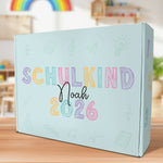 Personalisierte Geschenkbox - Schulkind Kreide - Einschulung