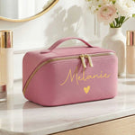 Personalisierte eckige Kosmetiktasche mit Name für Kosmetik & MakeUp