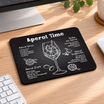 Bedrucktes Mousepad - Aperol Time Rezepte