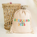 Turnbeutel für Kinder - Schulkind Kreide - zur Einschulung