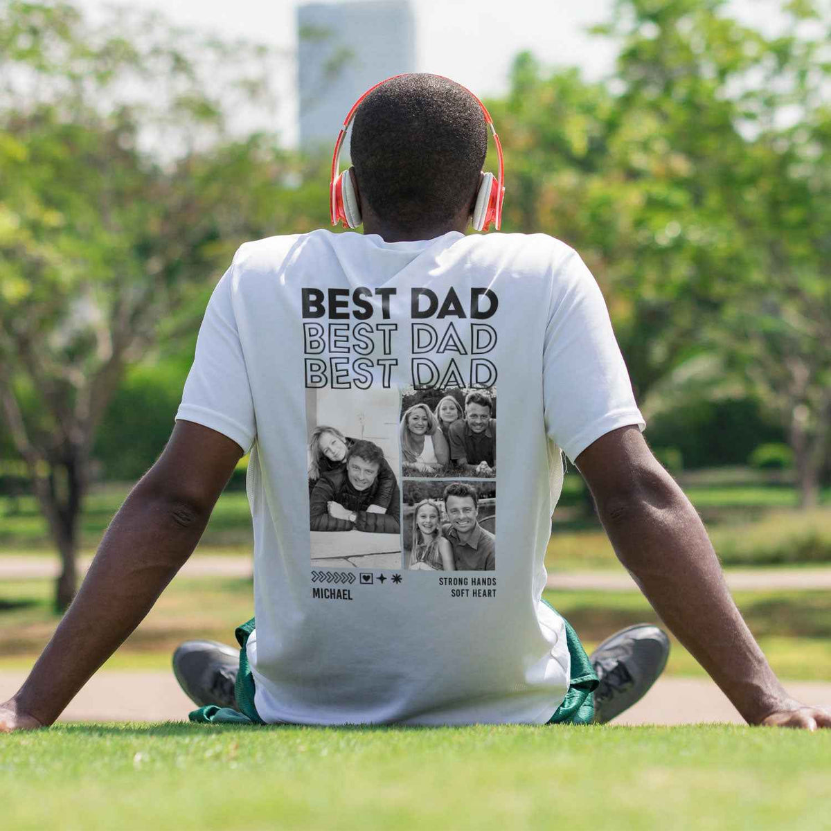 Personalisiertes Oversized T-Shirt - Dad
