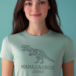 Personalisiertes T-Shirt für Damen - MAMASAURUS