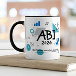 Bedruckte Tasse mit Spruch - Abi - Personalisiert mit Namen