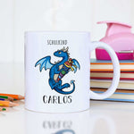 Bedruckte Tasse mit Motiv - Einschulung Drache