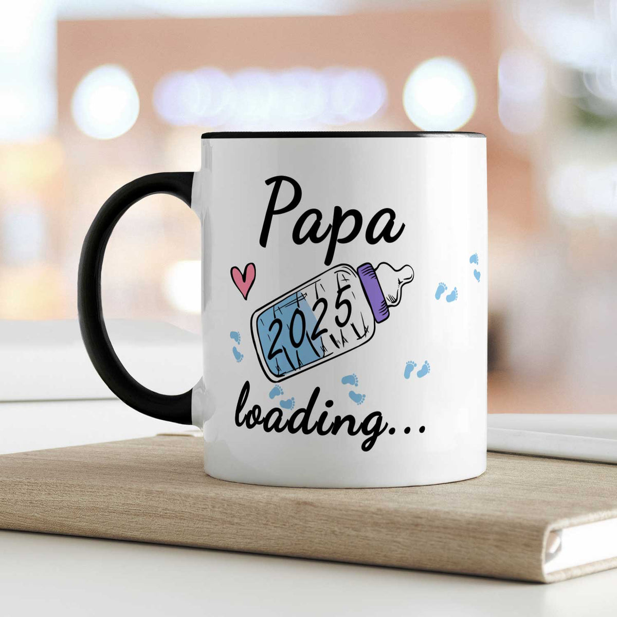 Bedruckte Tasse mit Spruch - Baby Loading in versch. Varianten