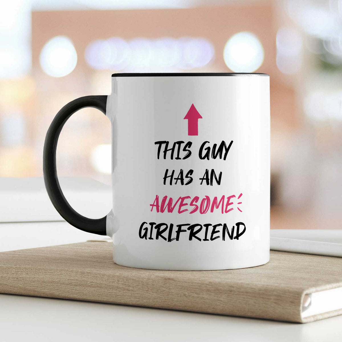 Bedruckte Tasse mit Spruch - Awesome Girlfriend