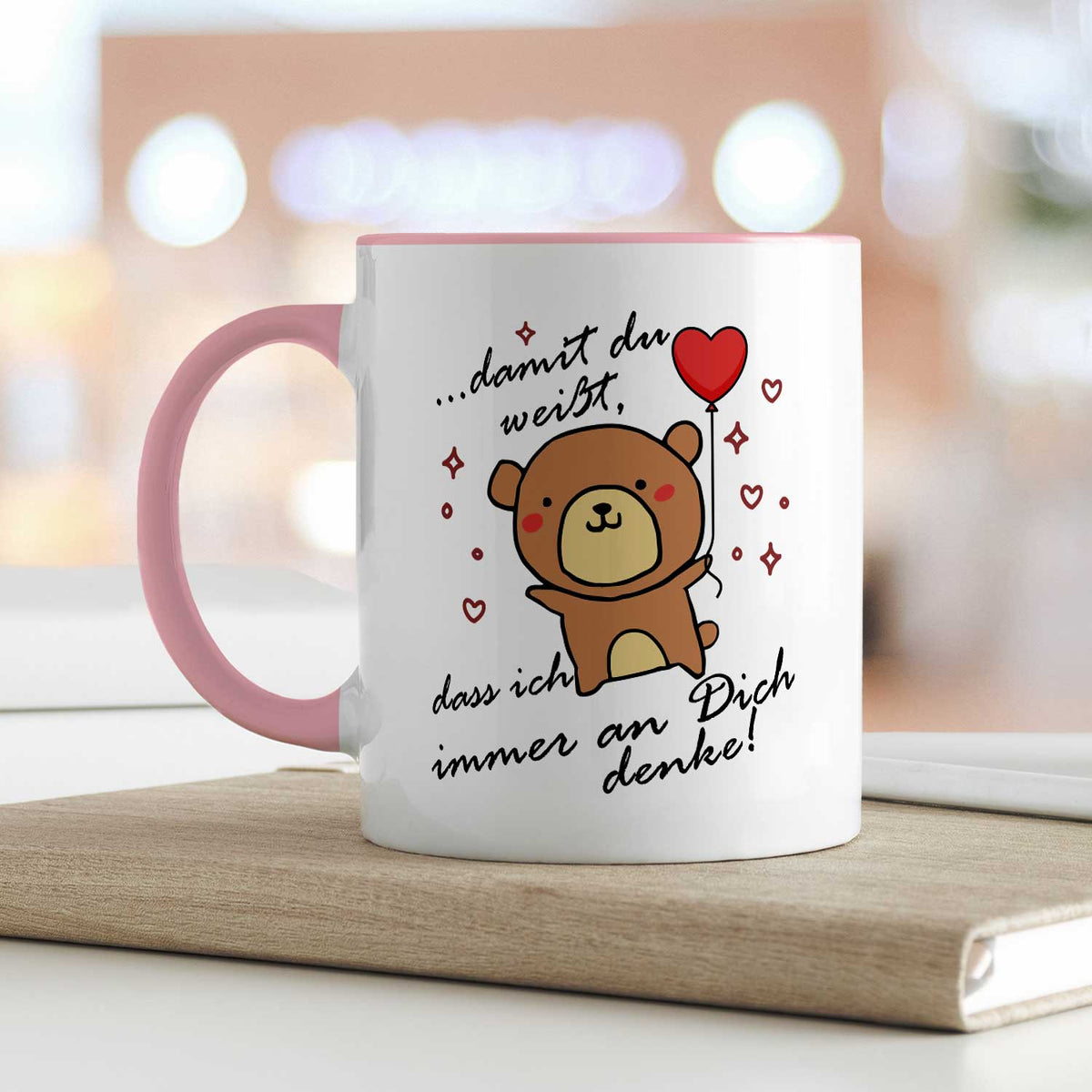 Bedruckte Tasse mit Spruch - Damit du weisst