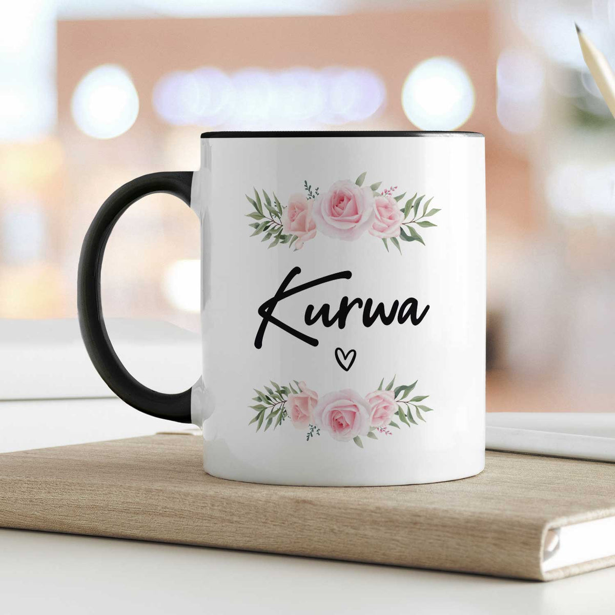 Bedruckte Tasse Kurwa