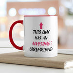 Bedruckte Tasse mit Spruch - Awesome Girlfriend