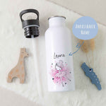 Bedruckte Trinkflasche aus Edelstahl - Ballerina