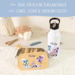 Bedruckte Brotdose & Trinkflasche im Set - Drache