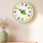 Wanduhr Kinder Dino - mit UV Druck