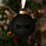 Gravierte Weihnachtskugel - Haustier - Hund & Katze